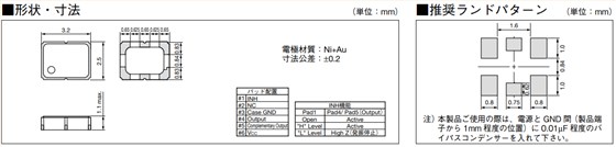 贴片型有源振荡器,石英晶体振荡器,KC3225L-H2晶振