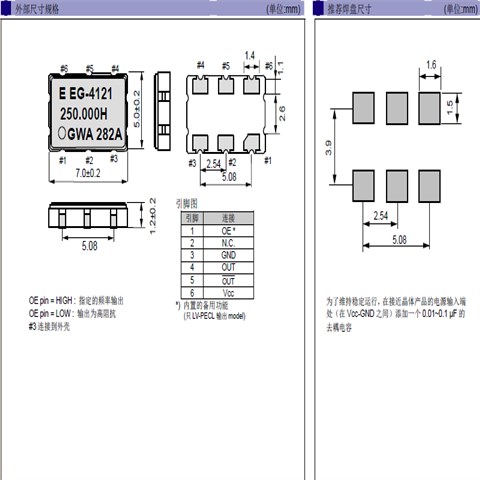 X1M0001410007|6G路由器晶振|LV-PECL差分晶振