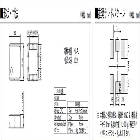 KC3225L100.000P30J00-6G路由器晶振-贴片差分晶振