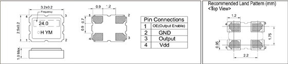 HSO321S 3225 OSC