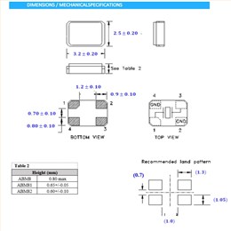 ELM8-32.000MHz-9-R40-D1G-T,英国AEL艾尔晶振,3225mm,车载晶振