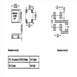 美国GED晶振,四脚贴片晶体,石英振荡器,SMD100.3C(E/D)–40.000MHz晶振