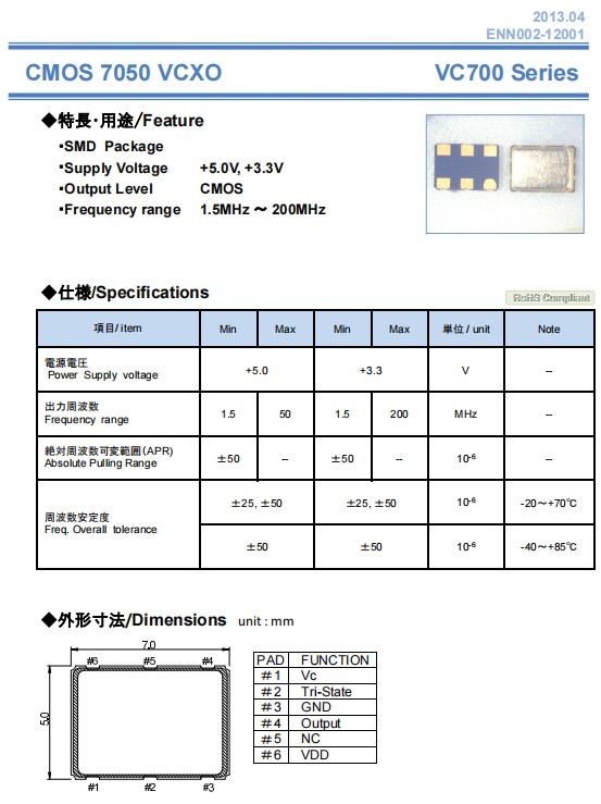 VC700 -CMOS