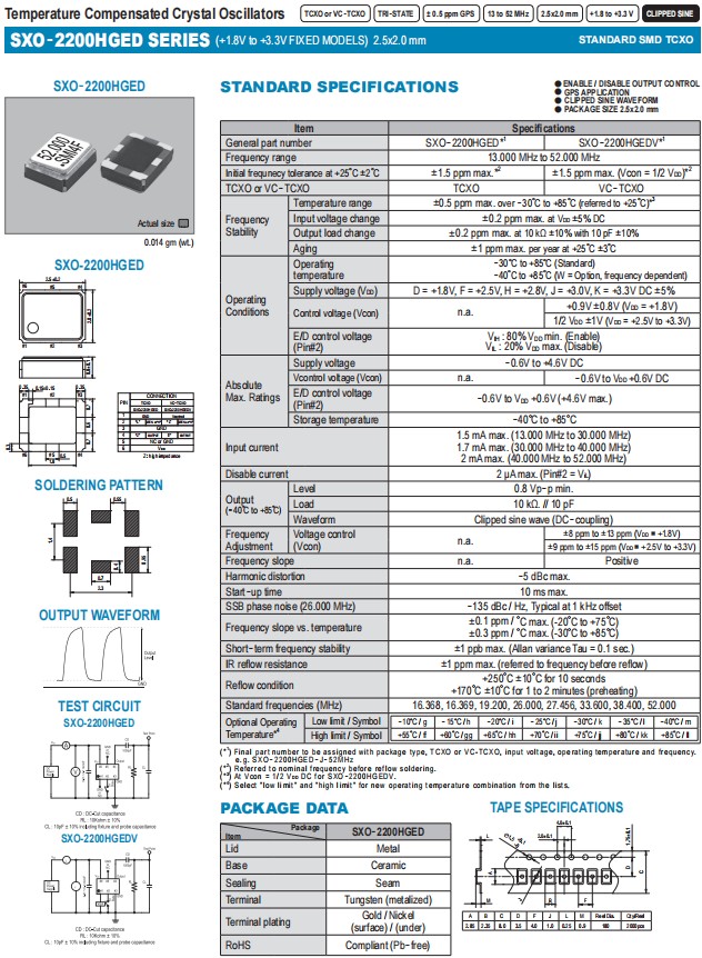 SXO-2200HGED -1